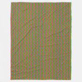 Patchwork Mauritius Flag Pattern Fleecedecke (Vorderseite)