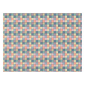 Patchwork mehrfarbig rustikal Retro Sechziger Tischdecke (Vorderseite (Horizontal))