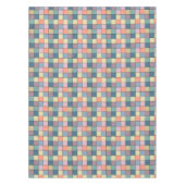 Patchwork mehrfarbig rustikal Retro Sechziger Tischdecke (Vorderseite)
