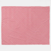 Patchwork Monaco Flag Muster Fleecedecke (Vorderseite (Horizontal))