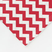 Patchwork Monaco Flag Muster Fleecedecke (Ecke)