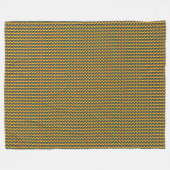 Patchwork Mosambik Flaggenmuster Fleecedecke (Vorderseite (Horizontal))