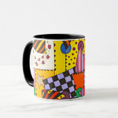 Patchwork mug tasse (Vorderseite Links)