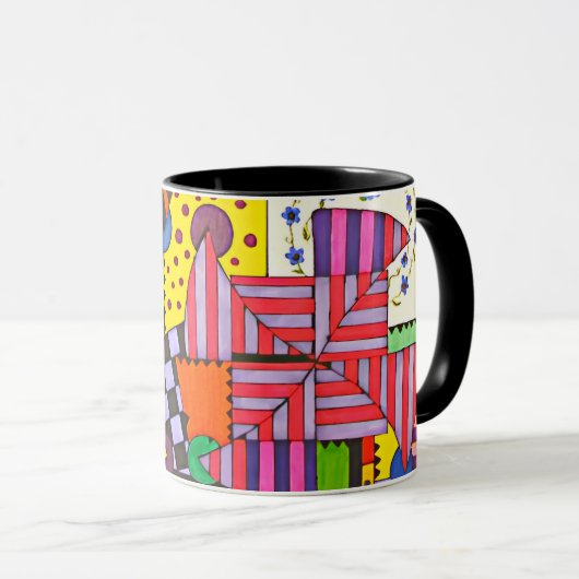 Patchwork mug tasse (VorderseiteRechts)