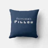 Patchwork Muster Chintz Shades of Blue Polka Dot Kissen (Rückseite)