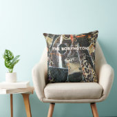 Patchwork-Muster für Monogramm-Tiere Kissen (Stuhl )