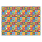 Patchwork-Muster für Weihnachten Tischdecke (Vorderseite (Horizontal))