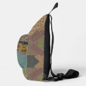 Patchwork-Muster Kreuzkörper Crossbody Bag (Rechts)