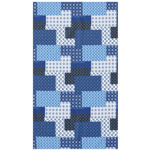 Patchwork, Muster, Mosaik, Sterne, der Star von Da Tischdecke (Vorderseite)