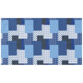 Patchwork, Muster, Mosaik, Sterne, der Star von Da Tischdecke (Vorderseite (Horizontal))