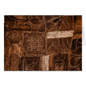 Patchwork-Muster, Patchwork-Hintergrund, braun (Vorderseite (Horizontal))