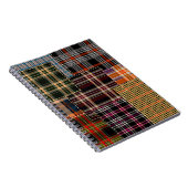 Patchwork-Muster, Tartan-Design, Oberfläche Notizblock (Rechte Seite)