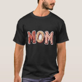 Patchwork-MUTTER-Sticker-Stil T-Shirt (Vorderseite)