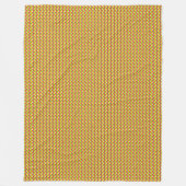 Patchwork Myanmar Flag Pattern Fleecedecke (Vorderseite)