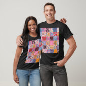 Patchwork nahtlos, niedliches Stoffmuster. T-Shirt (Unisex)