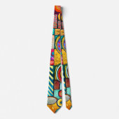 Patchwork Necktie Krawatte (Vorderseite)
