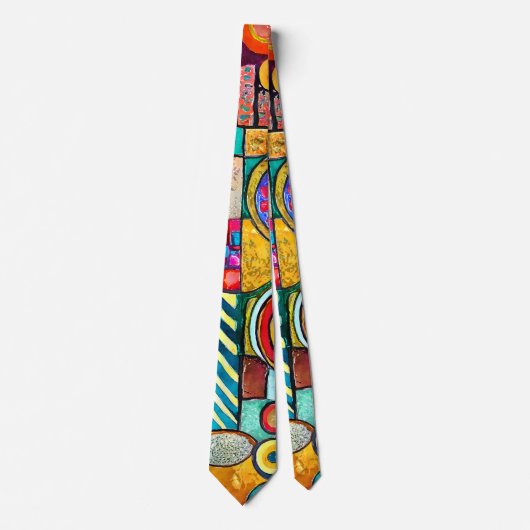 Patchwork Necktie Krawatte (Vorderseite)