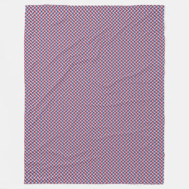 Patchwork Netherlands Flag Pattern Fleecedecke