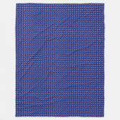 Patchwork New Zealand Flag Pattern Fleecedecke (Vorderseite)