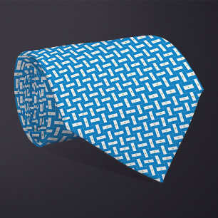 Patchwork Nicaragua Flag Pattern Krawatte