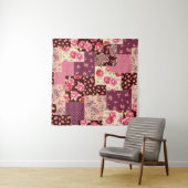 Patchwork Niedlich Nahtloses Muster Wandteppich (Beispiel)