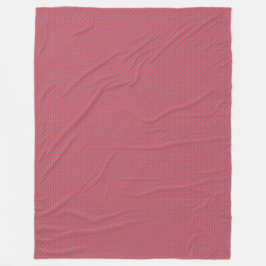 Patchwork Norwegen Flag Pattern Fleecedecke (Vorderseite)