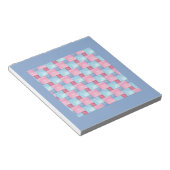 Patchwork Notepad oder Jotter, Pinks, Blues Notizblock (angewinkelt)