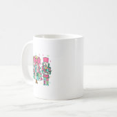 Patchwork Nutcracker Weihnachtsbaum Nk Nutcracker Kaffeetasse (Vorderseite Links)