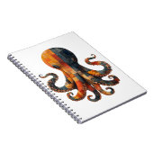 Patchwork Octopus-Notebook Notizblock (Rechte Seite)