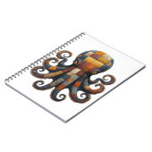 Patchwork Octopus-Notebook Notizblock (Linke Seite)