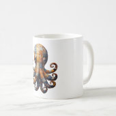 Patchwork Octopus-Tasse Kaffeetasse (VorderseiteRechts)