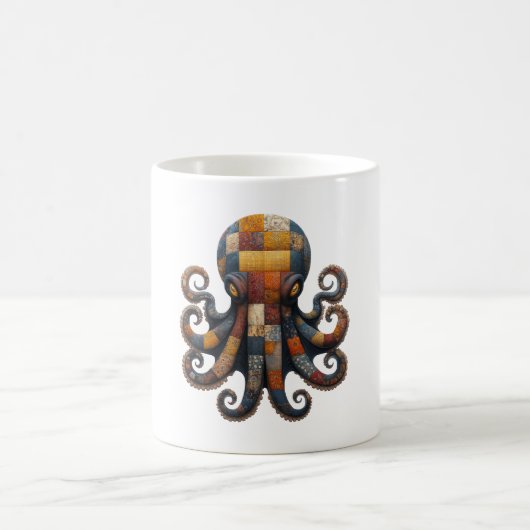 Patchwork Octopus-Tasse Kaffeetasse (Mittel)
