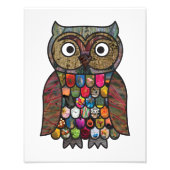 Patchwork Owl Fotodruck (Vorne)