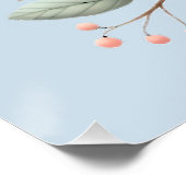 Patchwork Owl in Whimsical Woodland Poster (Ecke)