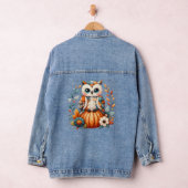Patchwork Owl on Pumpkin - Cottcore Fall Jeansjacke (Hangar)