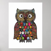 Patchwork Owl Poster (Vorne)