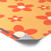 Patchwork Owl Vintages Nahtloses Muster Poster (Ecke)