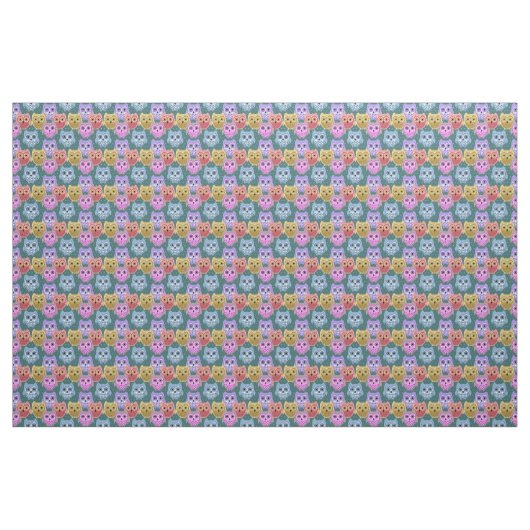 Patchwork Owls Stoff (Yard (91,4 cm))