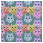 Patchwork Owls Stoff (Muster)