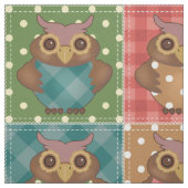 Patchwork Owls Stoff (Muster)