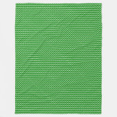 Patchwork Pakistan Flag Pattern Fleecedecke (Vorderseite)