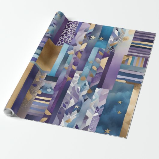 Patchwork-Papier Geschenkpapier (Ungerollt)