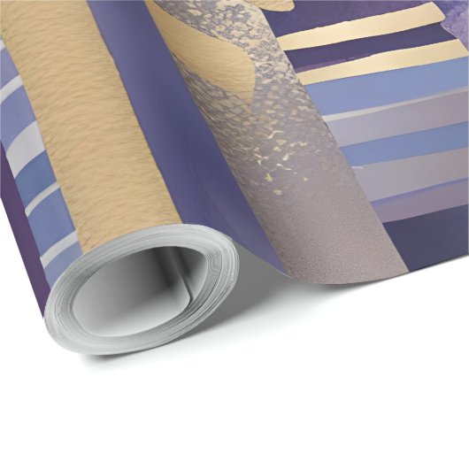 Patchwork-Papier Geschenkpapier (Rolleneckpunkt)