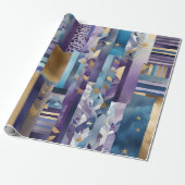 Patchwork-Papier Geschenkpapier (Ungerollt)