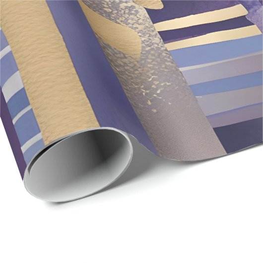 Patchwork-Papier Geschenkpapier (Rolleneckpunkt)