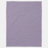 Patchwork Paraguay Flag Muster Fleecedecke (Vorderseite)