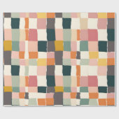 Patchwork-Pastelle Geschenkpapier (Flach)