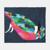 Patchwork-Perfektion Fleecedecke (Vorderseite (Horizontal))