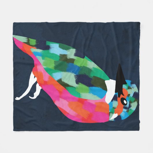 Patchwork-Perfektion Fleecedecke (Vorderseite (Horizontal))