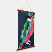 Patchwork-Perfektion Wandteppich Mit Holzrahmen (Gewinkelt)